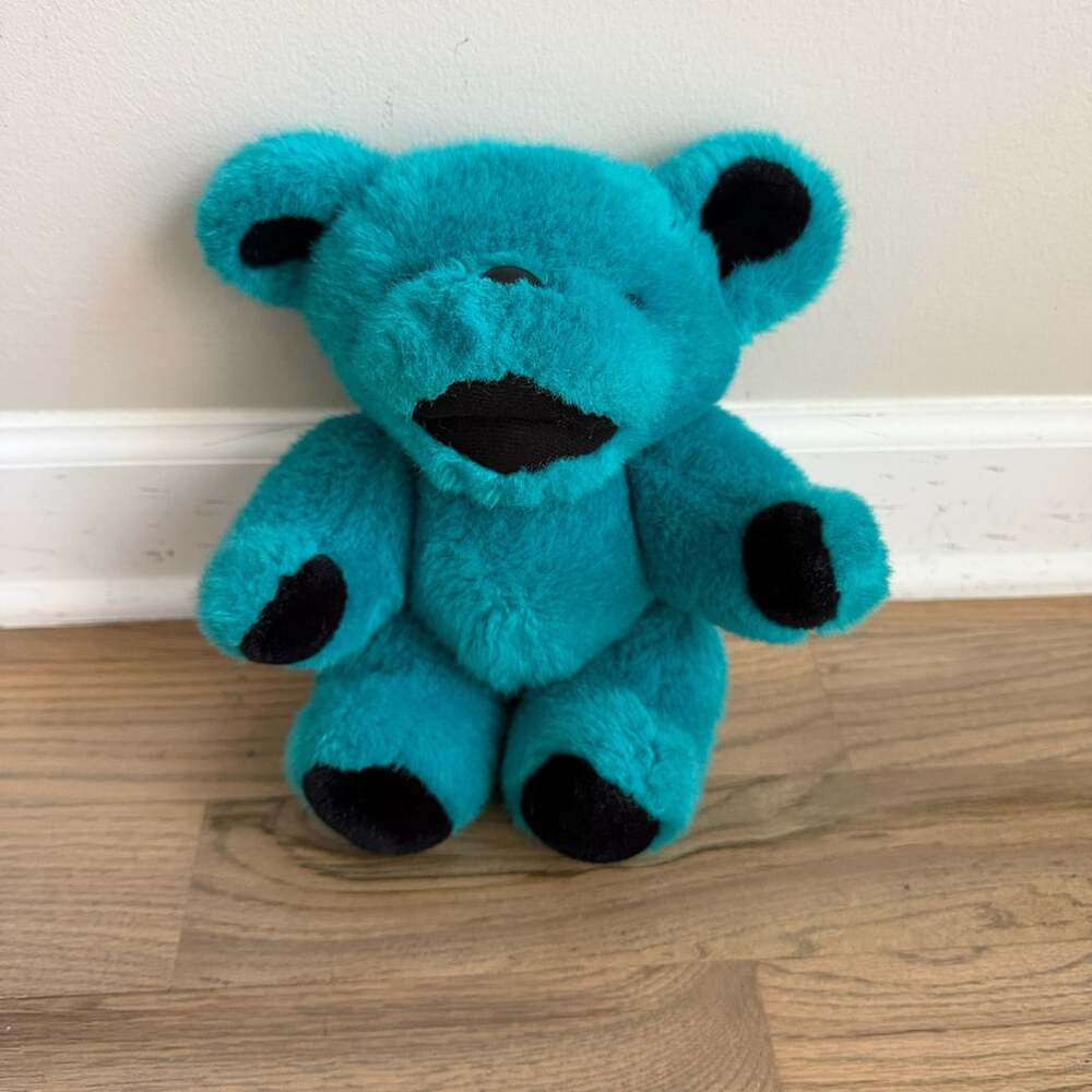 Steven Smith Grateful Dead Dancing Bear Plush Aqua Teal Turquoise